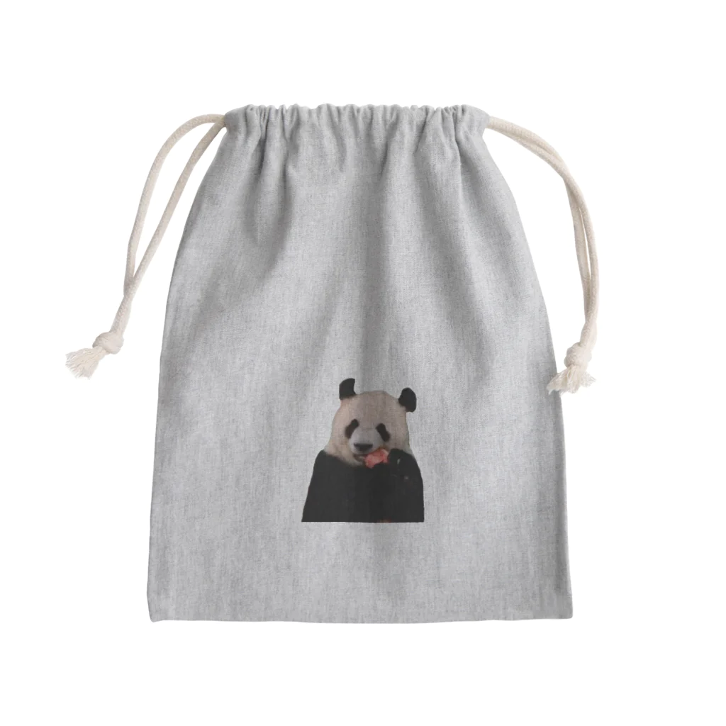 HKG パンダのパンダ　と　スイカ Mini Drawstring Bag