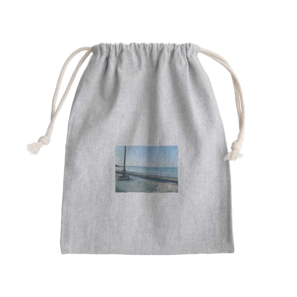 気まぐれニンニクの海岸のひととき Mini Drawstring Bag