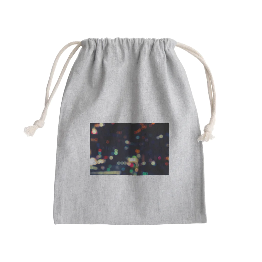 pashapasyaのよる Mini Drawstring Bag