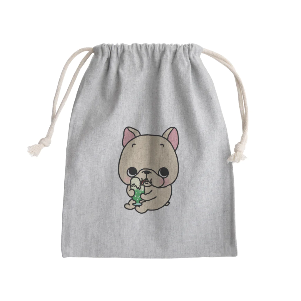 2216studioのクリームソーダ飲むよ。 Mini Drawstring Bag