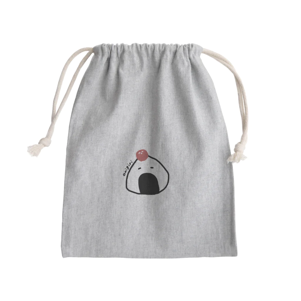 アラレ²の紀州南高梅のおにぼし Mini Drawstring Bag