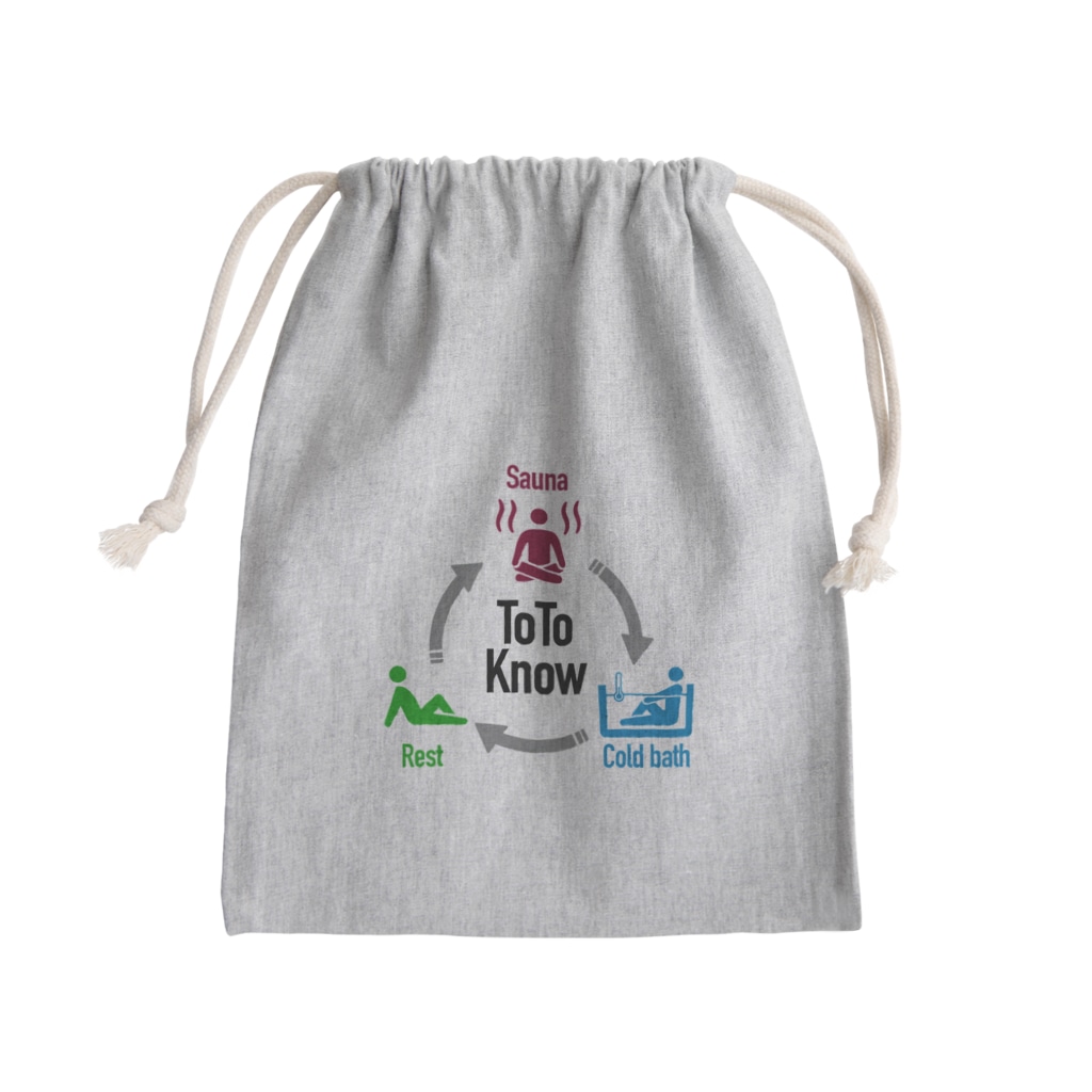 くいなの母の整う Mini Drawstring Bag