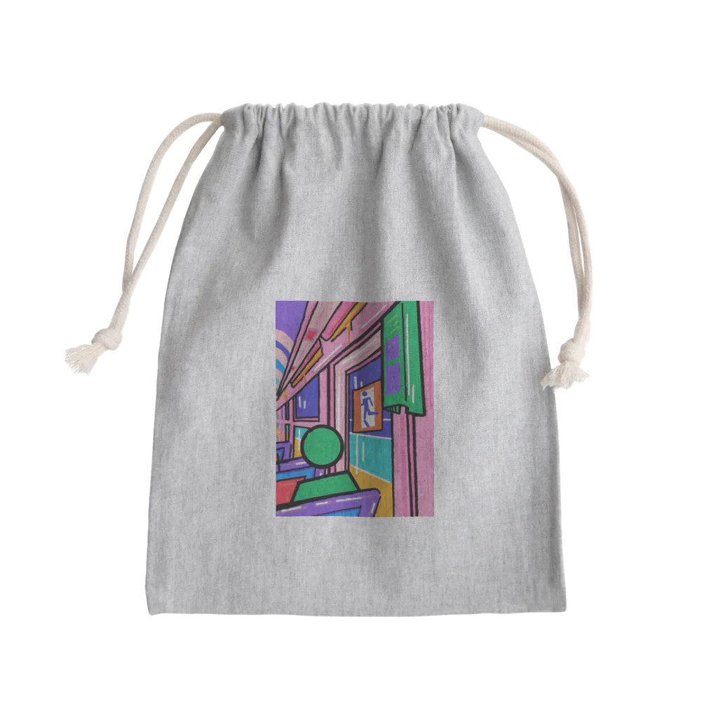 れーだーいちろくのぼくらの非常口　たまには休憩 Mini Drawstring Bag