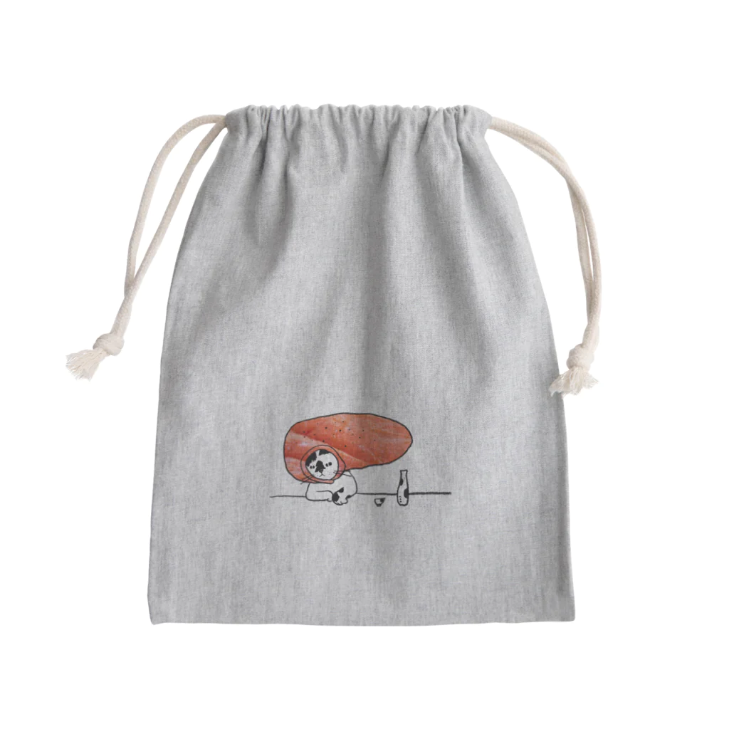 CUROGNACの博多のことで、あたまがいっぱい Mini Drawstring Bag