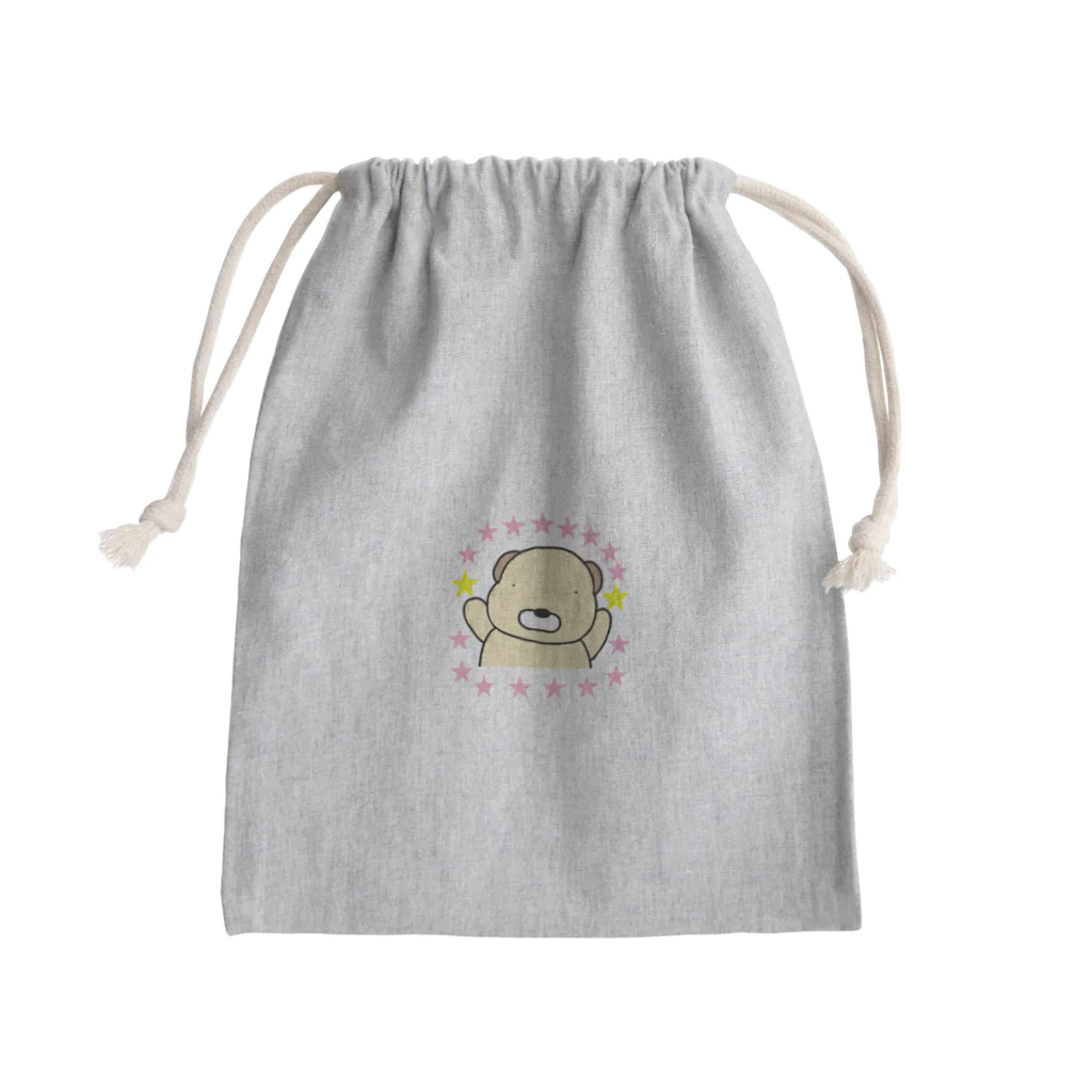 ☆Baum☆のはい☆くまです(お星さまたくさん) Mini Drawstring Bag