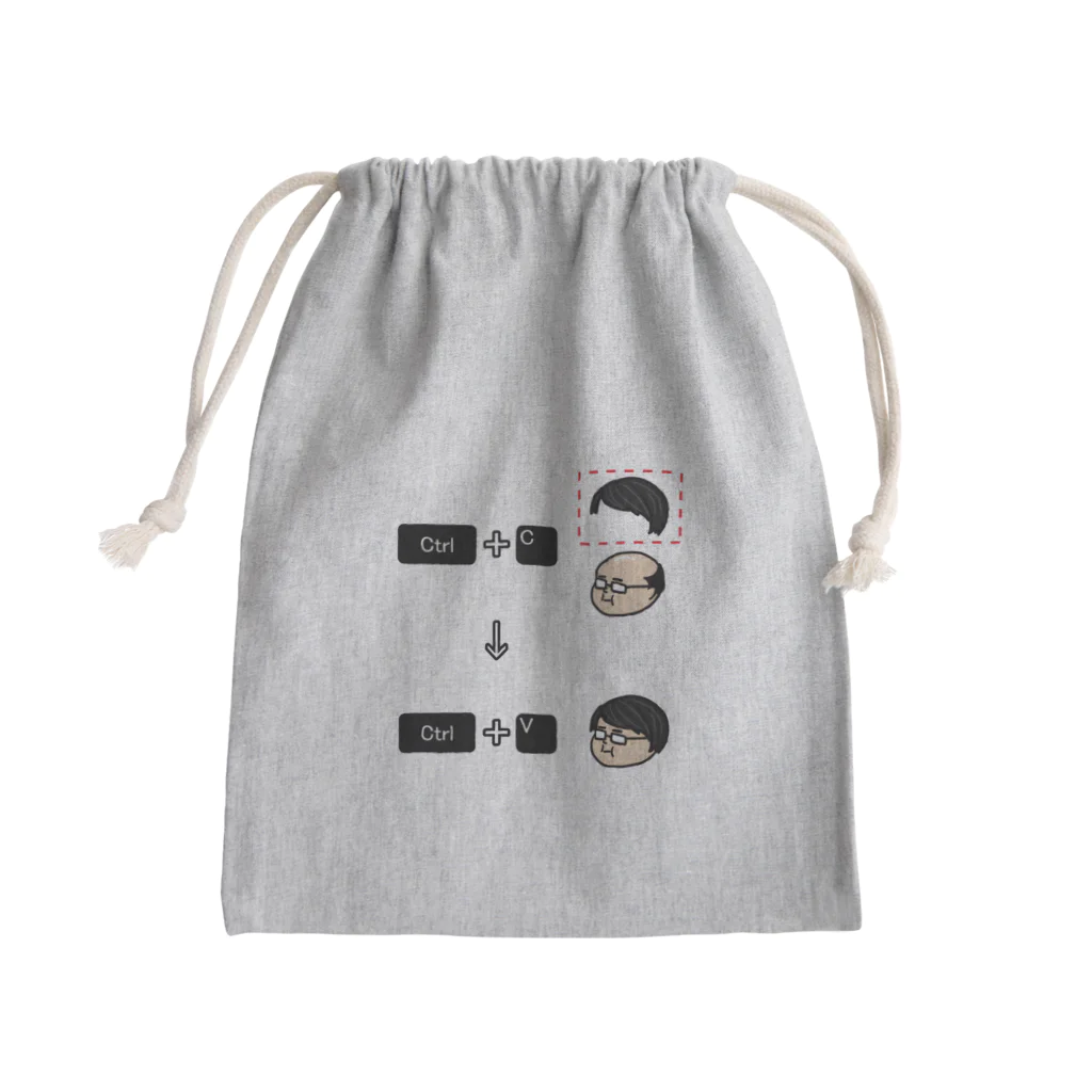 思う屋のコピー＆ペースト Mini Drawstring Bag