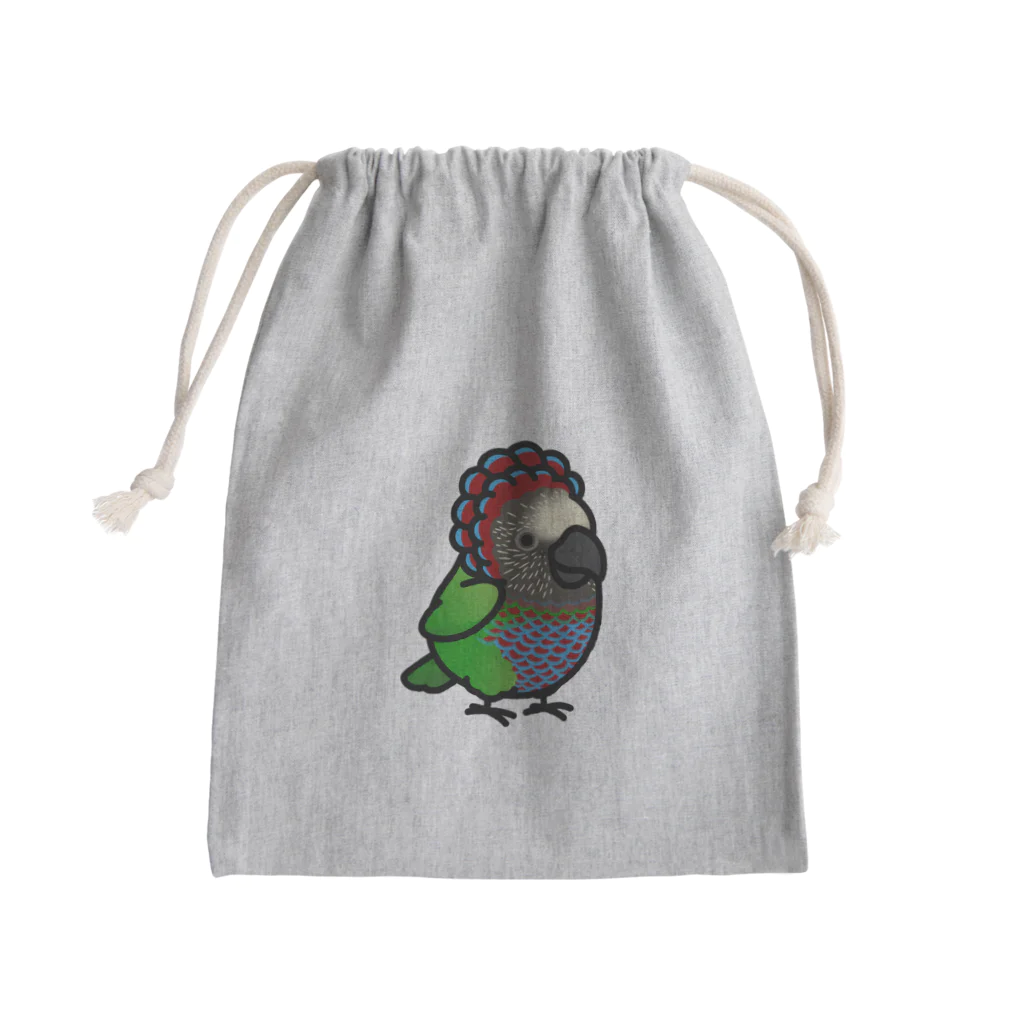 Cody the LovebirdのChubby Bird ヒオウギインコ Mini Drawstring Bag