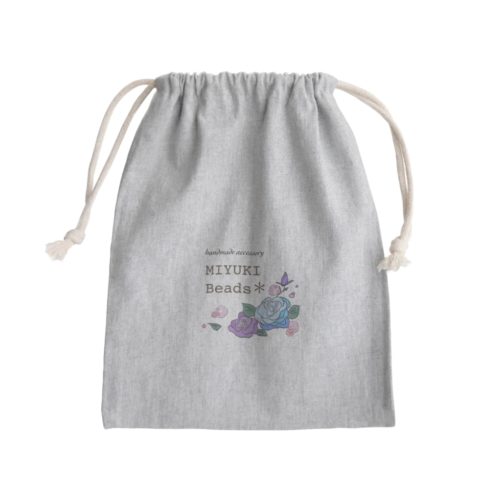 MIYUKI Beads＊のMIYUKI Beads ロゴグッズ Mini Drawstring Bag