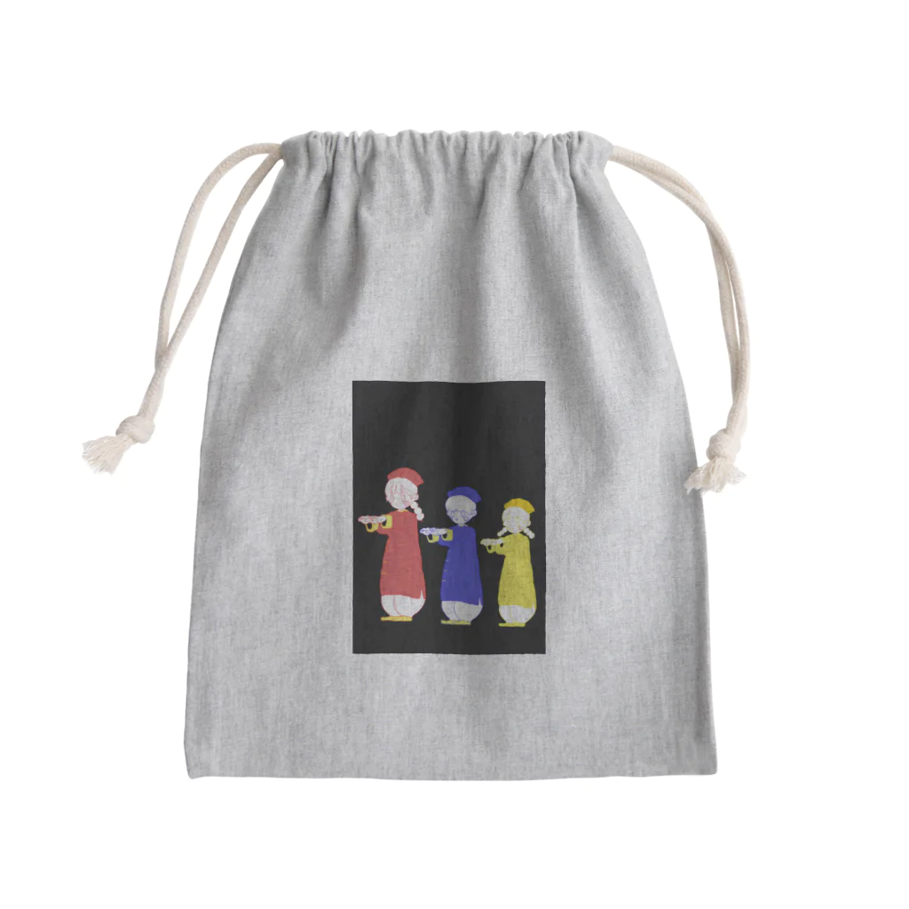 チベットスナギツネのキョンシーの行進 Mini Drawstring Bag