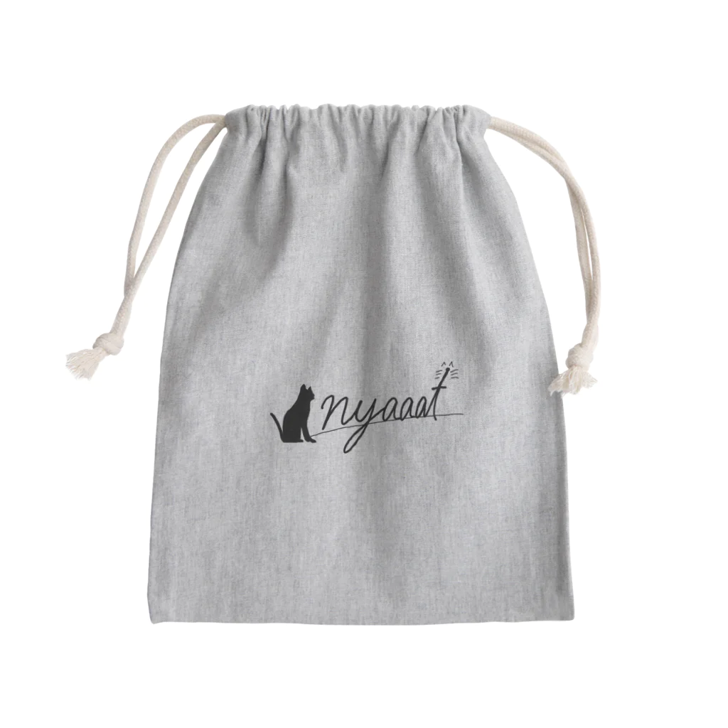 nyaaat公式ショップのnyaaat公式ネコアイテム Mini Drawstring Bag
