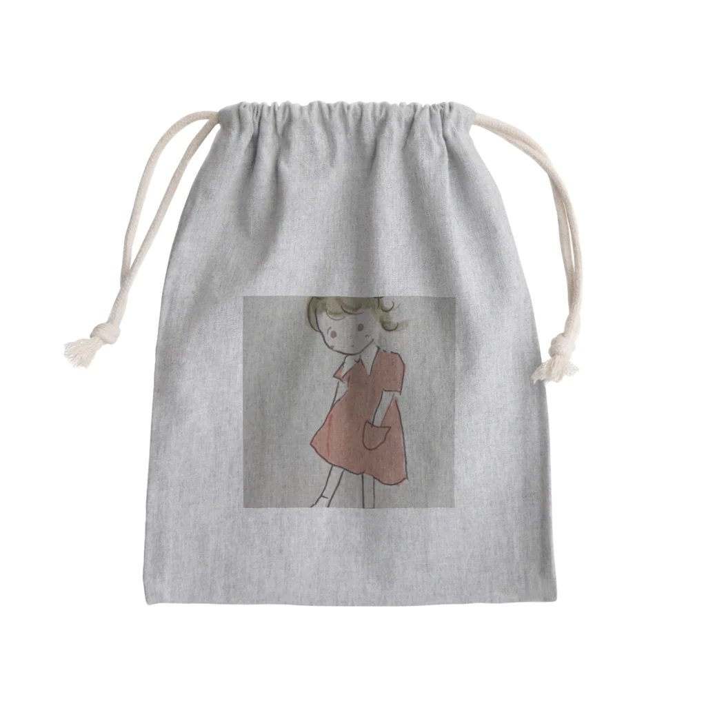 amenoasa(雨の朝)の何してるの？ Mini Drawstring Bag