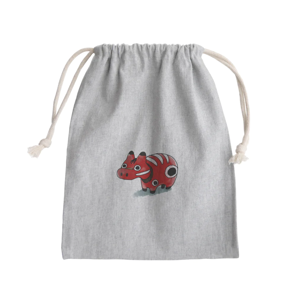 すずおの自由帳の哀愁漂うあかべこ Mini Drawstring Bag