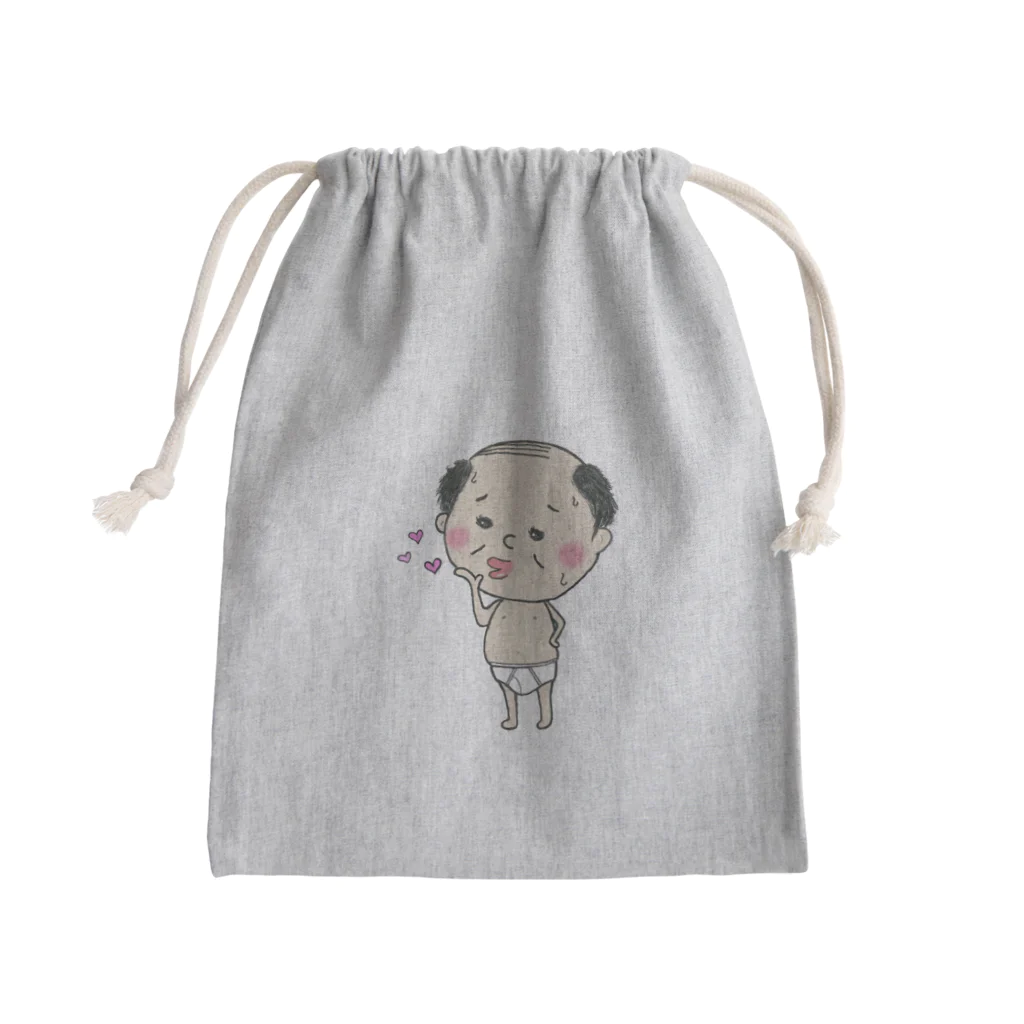 🧅永沢さんのおじさんキッス♥ Mini Drawstring Bag