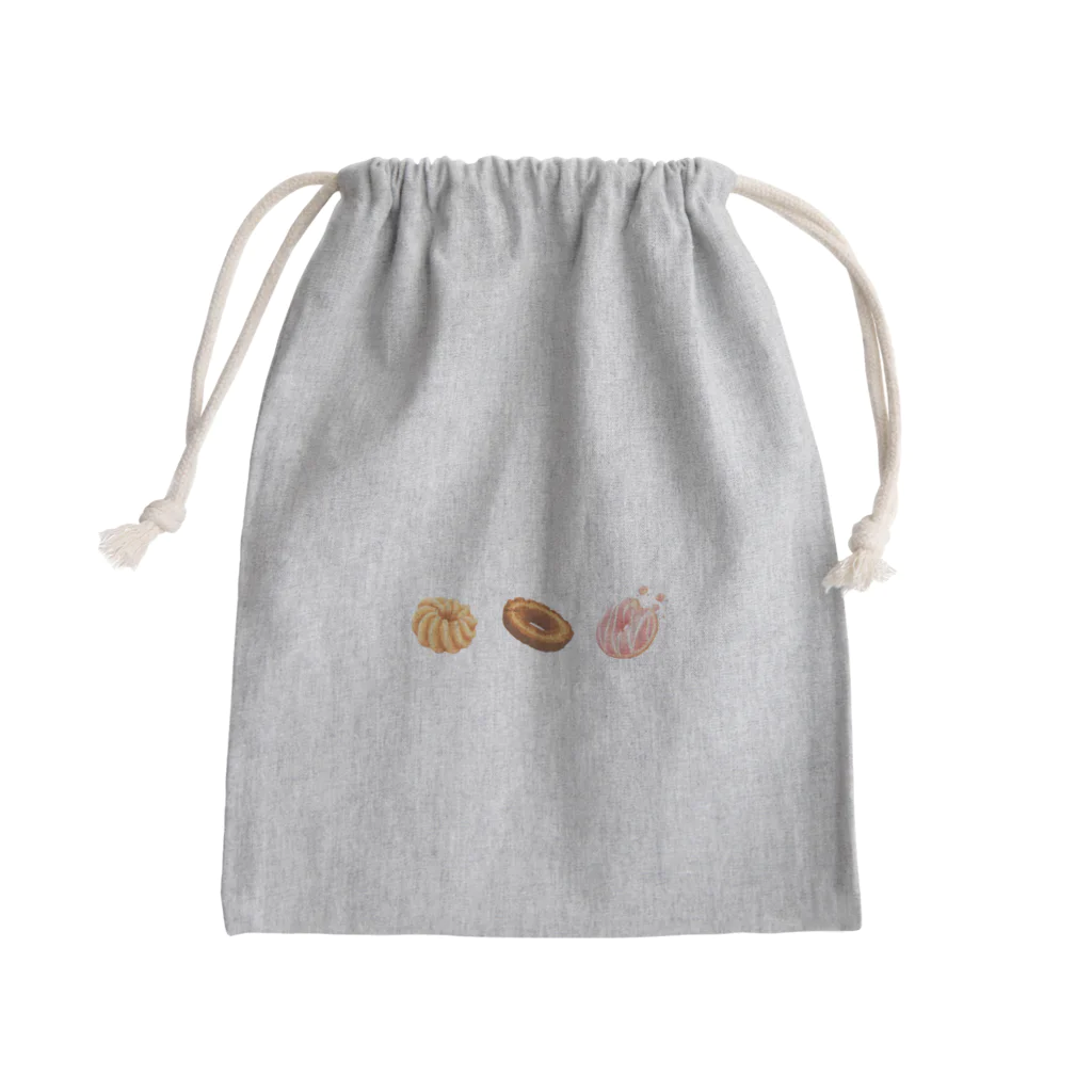 薄茶糖の【sweets】ドーナツ Mini Drawstring Bag