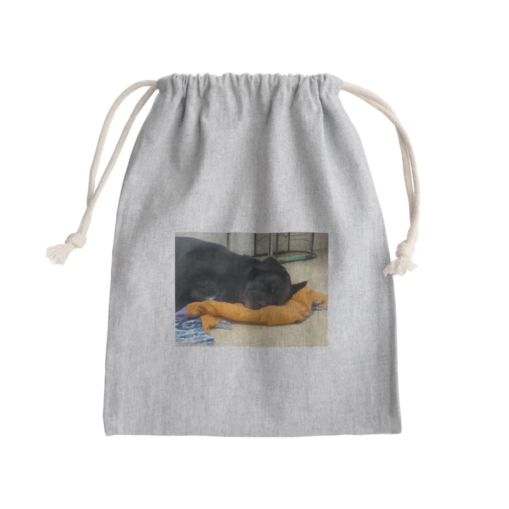 しゃーこ@ミケの見てますよ Mini Drawstring Bag