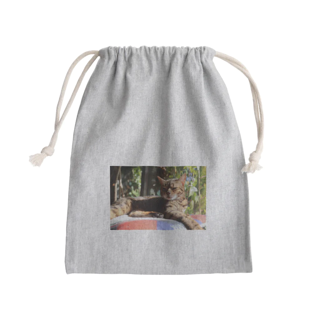 造語くりえいてぃぶのひだまりのねこ Mini Drawstring Bag