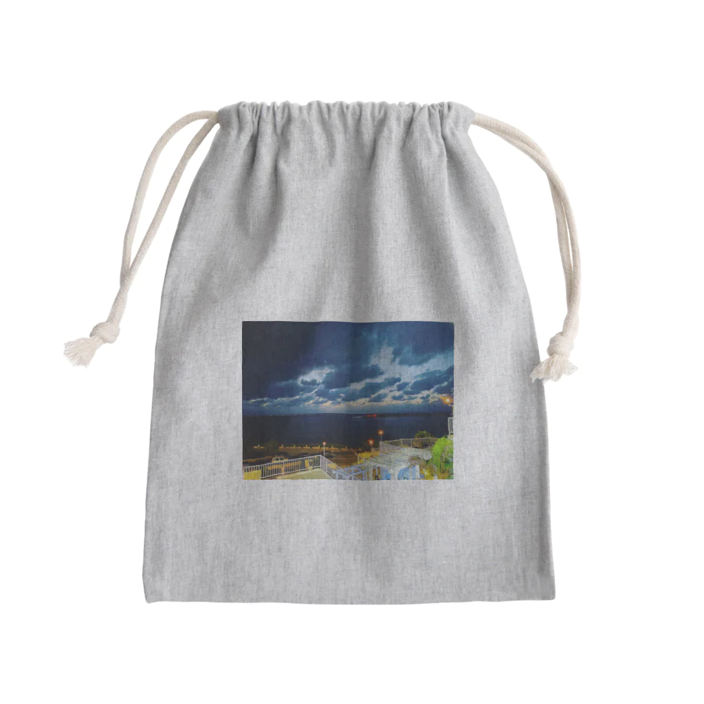 ppmの滑走路、夜景 Mini Drawstring Bag