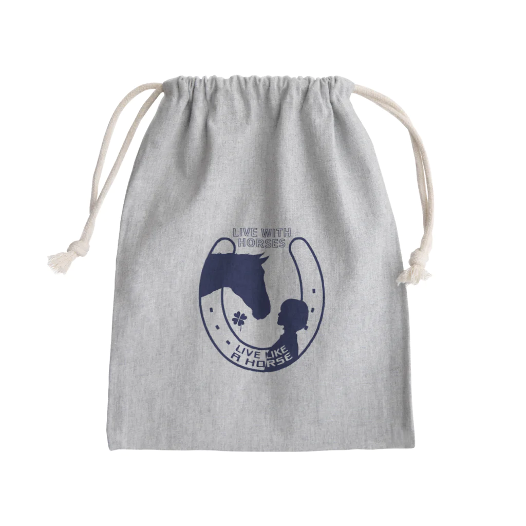 江島　達也の蹄鉄とナチュラル・ホースマンシップ Mini Drawstring Bag