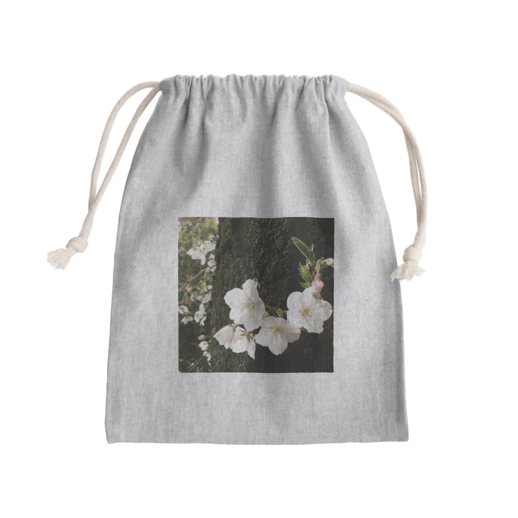 _foxの小さな桜 Mini Drawstring Bag