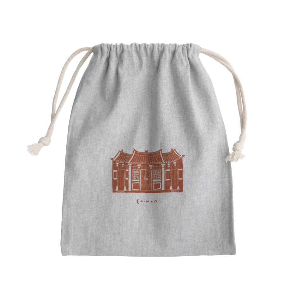 bueibueidrawingのTaiwan temple Mini Drawstring Bag