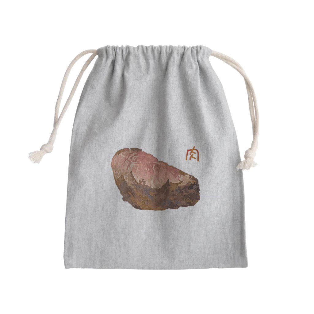 脂身通信Ｚの肉 Mini Drawstring Bag