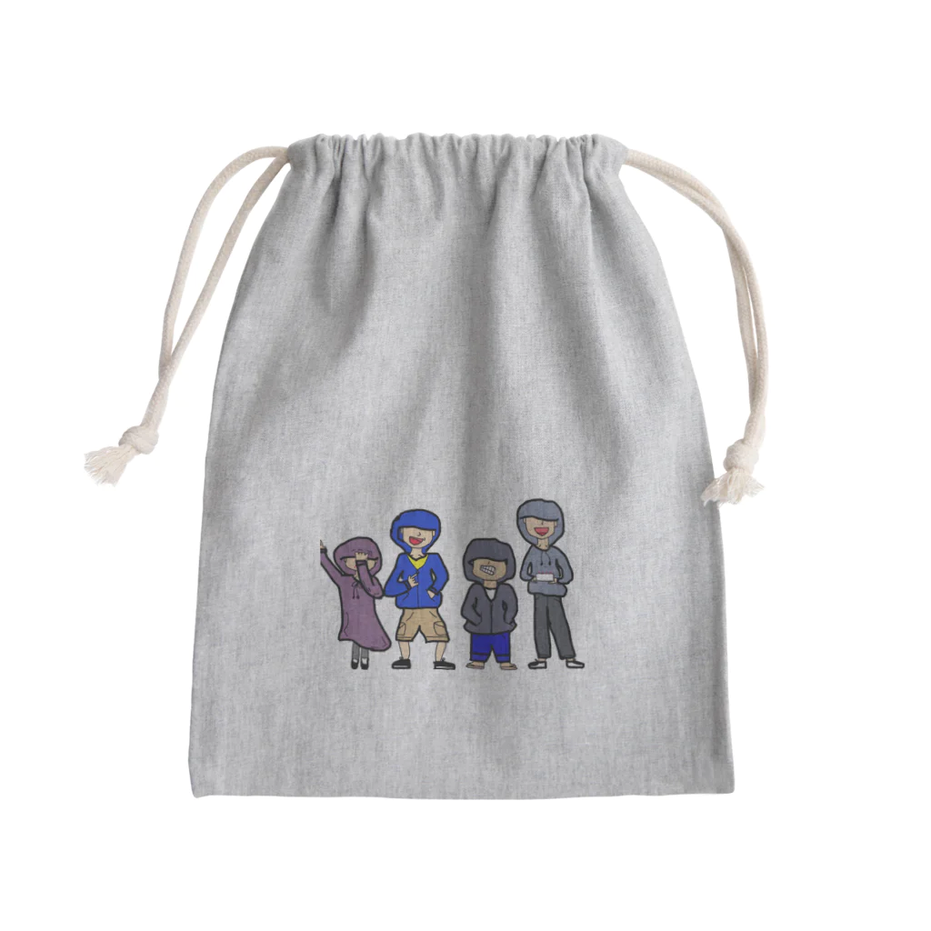 ブリッヂ=グレッヂのAyaイラスト巾着 Mini Drawstring Bag