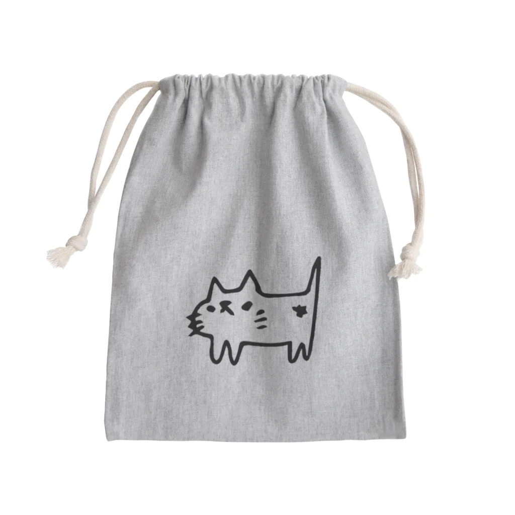 こむにんのこむにのネコ Mini Drawstring Bag