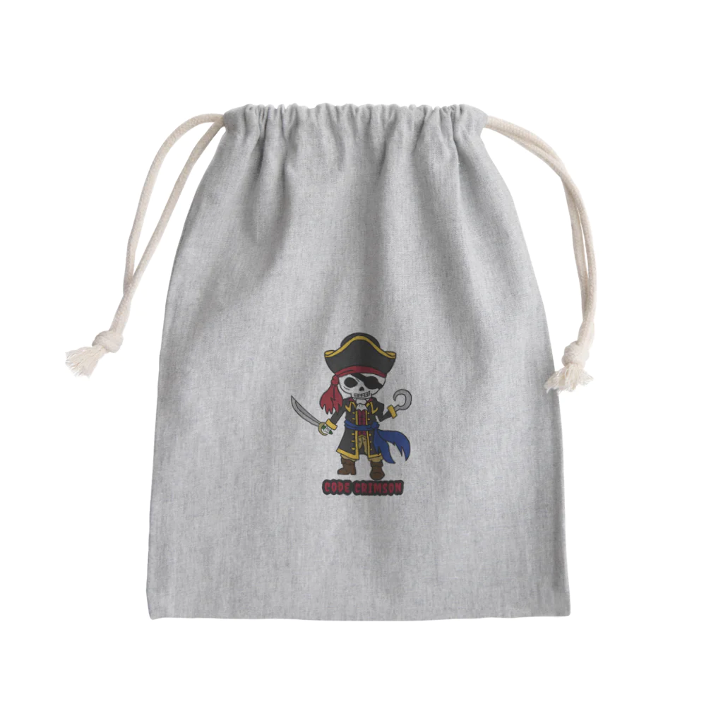 Frei Hyäneの海賊キャプテン Mini Drawstring Bag