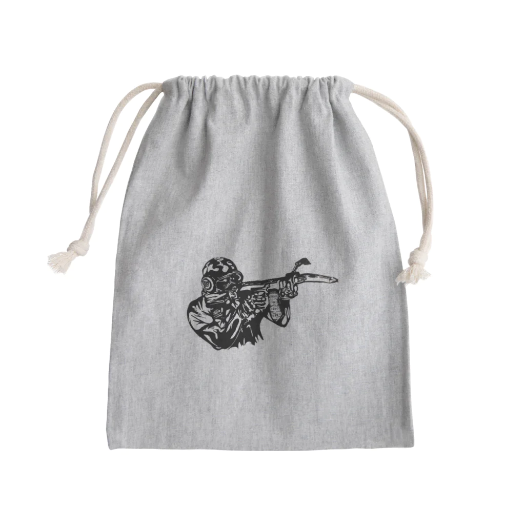 K.G.Bのオルトフォンスナイパー　ステンシル風 Mini Drawstring Bag