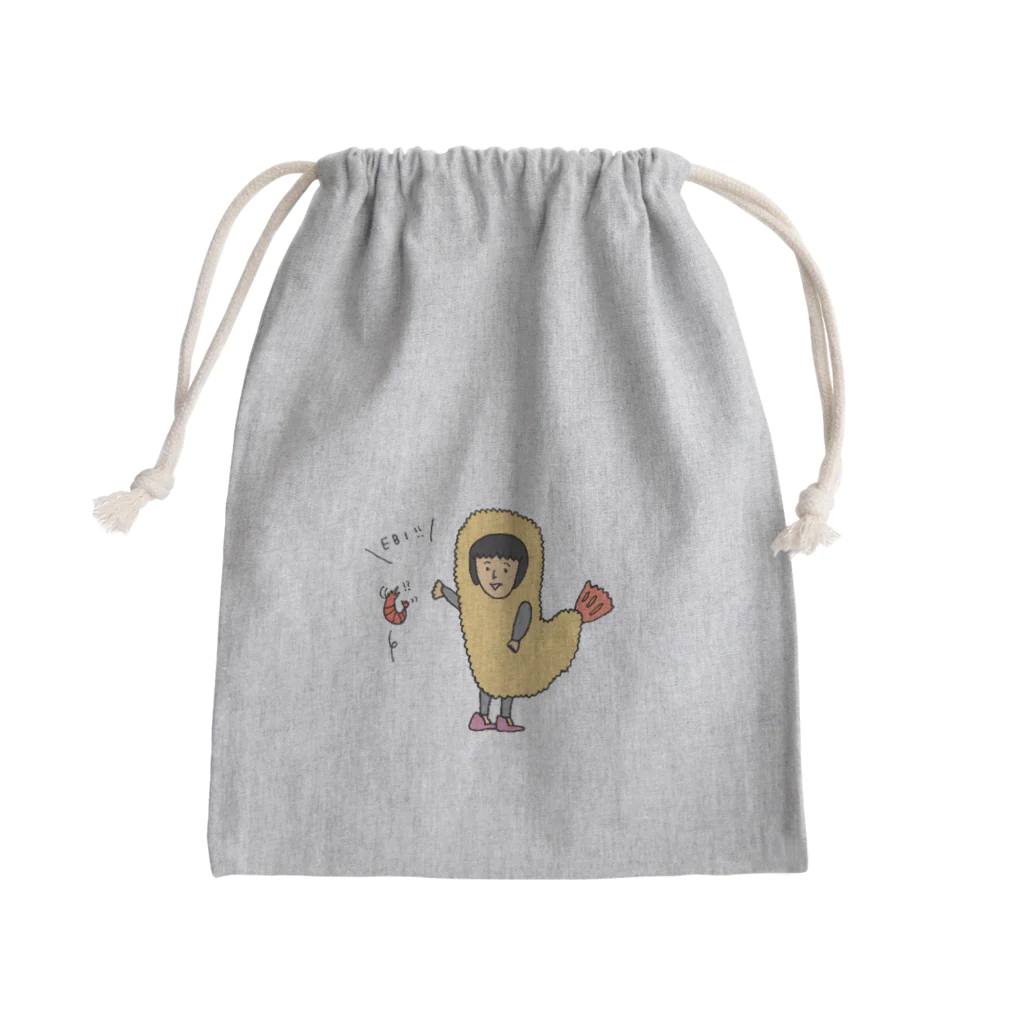 うなぎ屋のEBIまりちゃん Mini Drawstring Bag