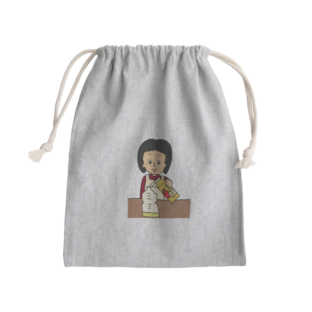 うなぎ屋のパラダイスまりちゃん Mini Drawstring Bag