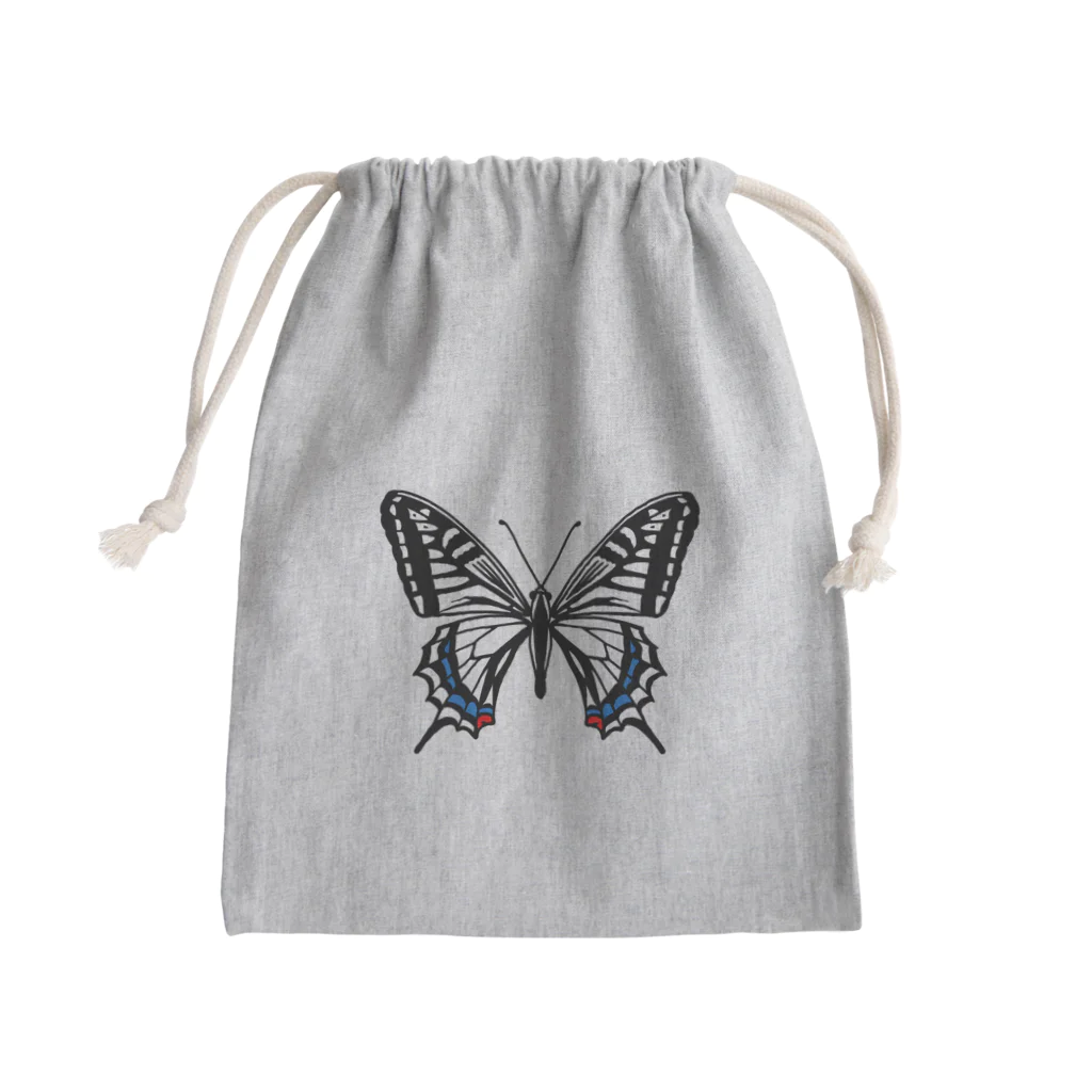 Alba spinaの揚羽蝶 Mini Drawstring Bag