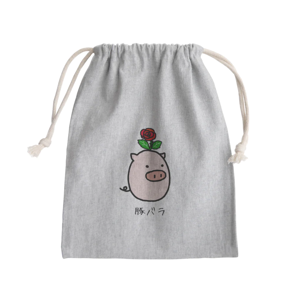 脂身通信Ｚの豚バラ Mini Drawstring Bag