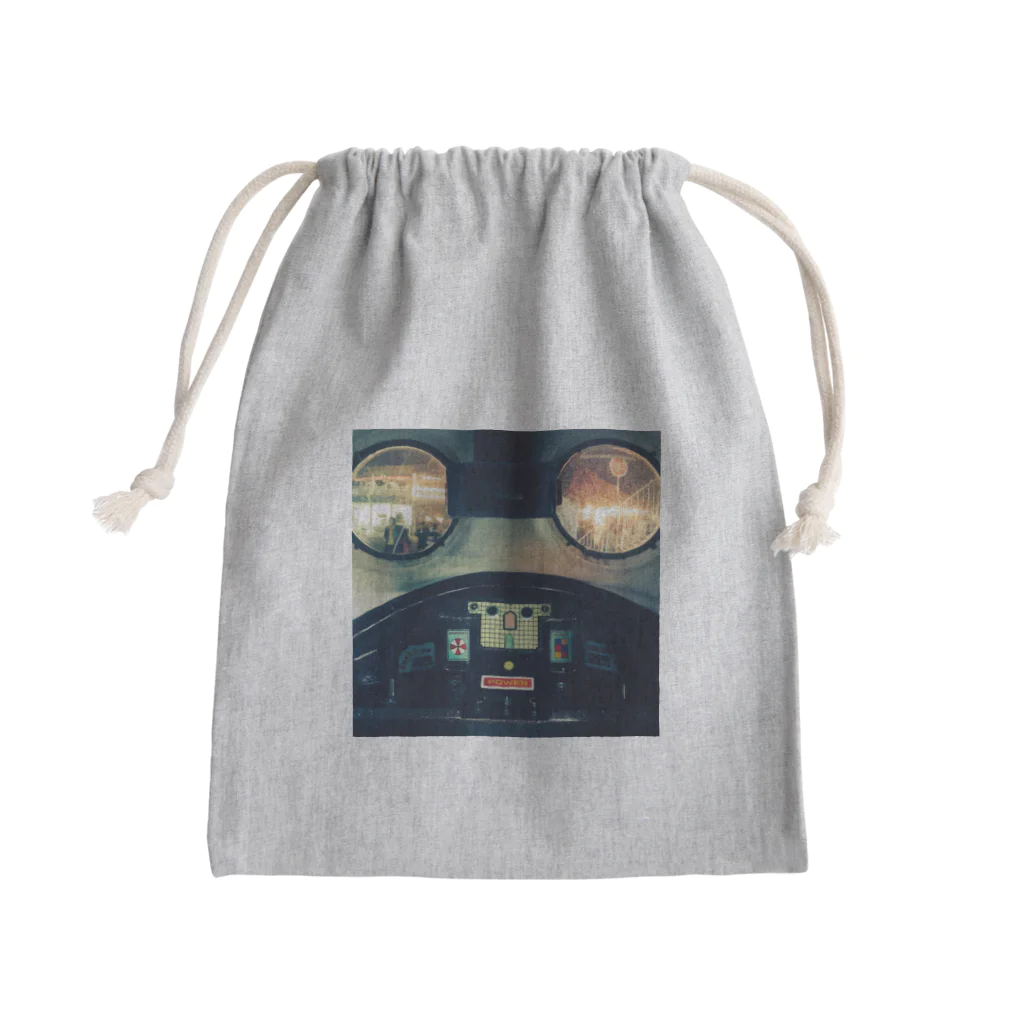 komaのロボット　夜の遊園地 Mini Drawstring Bag