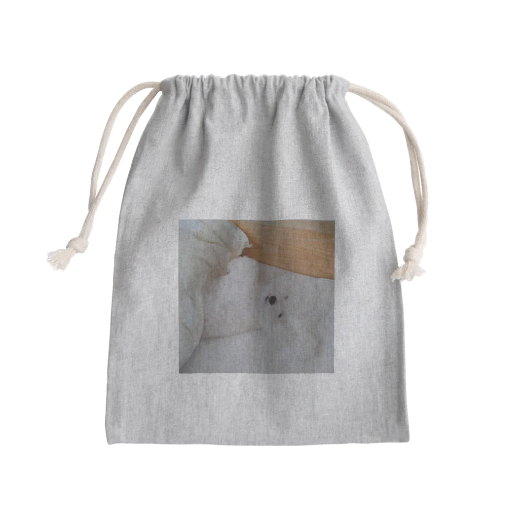 anioのねむねむいぬちゃん Mini Drawstring Bag