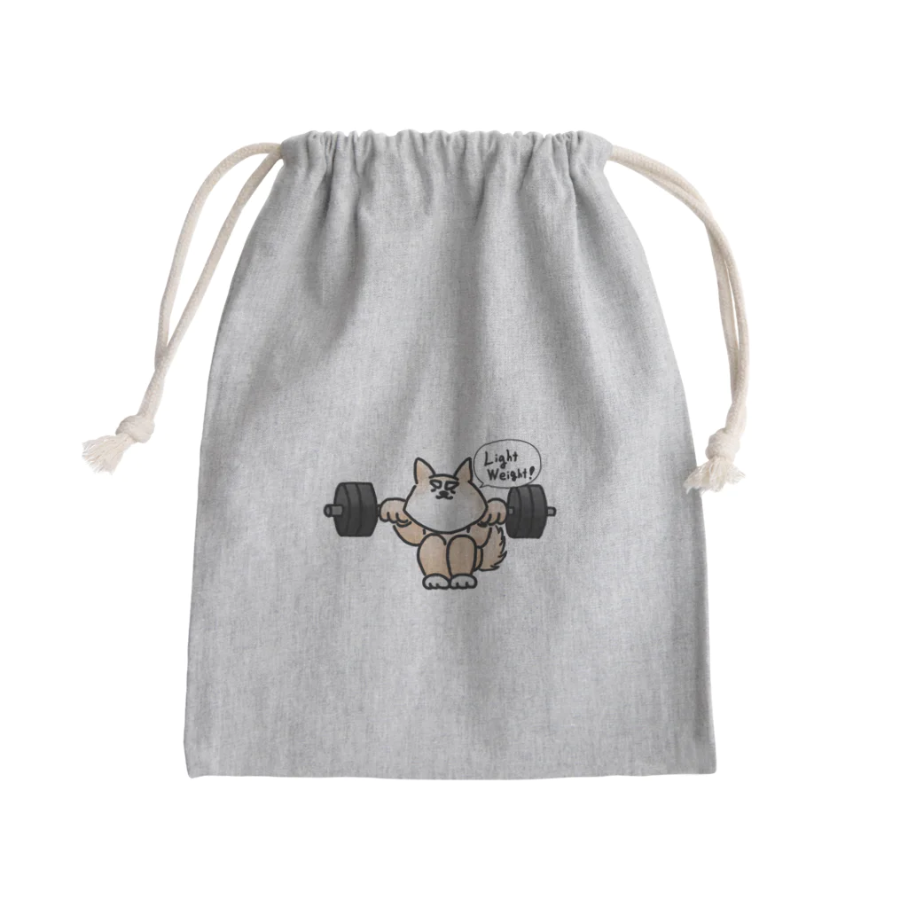 【柴健太郎の柴犬工房】の柴健太郎【スクワット編カラーver】 Mini Drawstring Bag