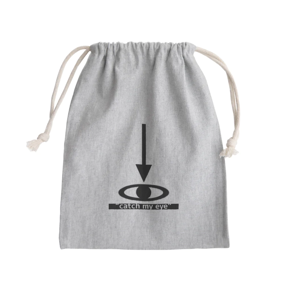 Thank you for your timeのcatch my eye Mini Drawstring Bag