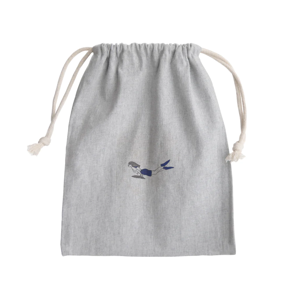 蚊の巣窟のシュノーケリングしてるあの子 Mini Drawstring Bag