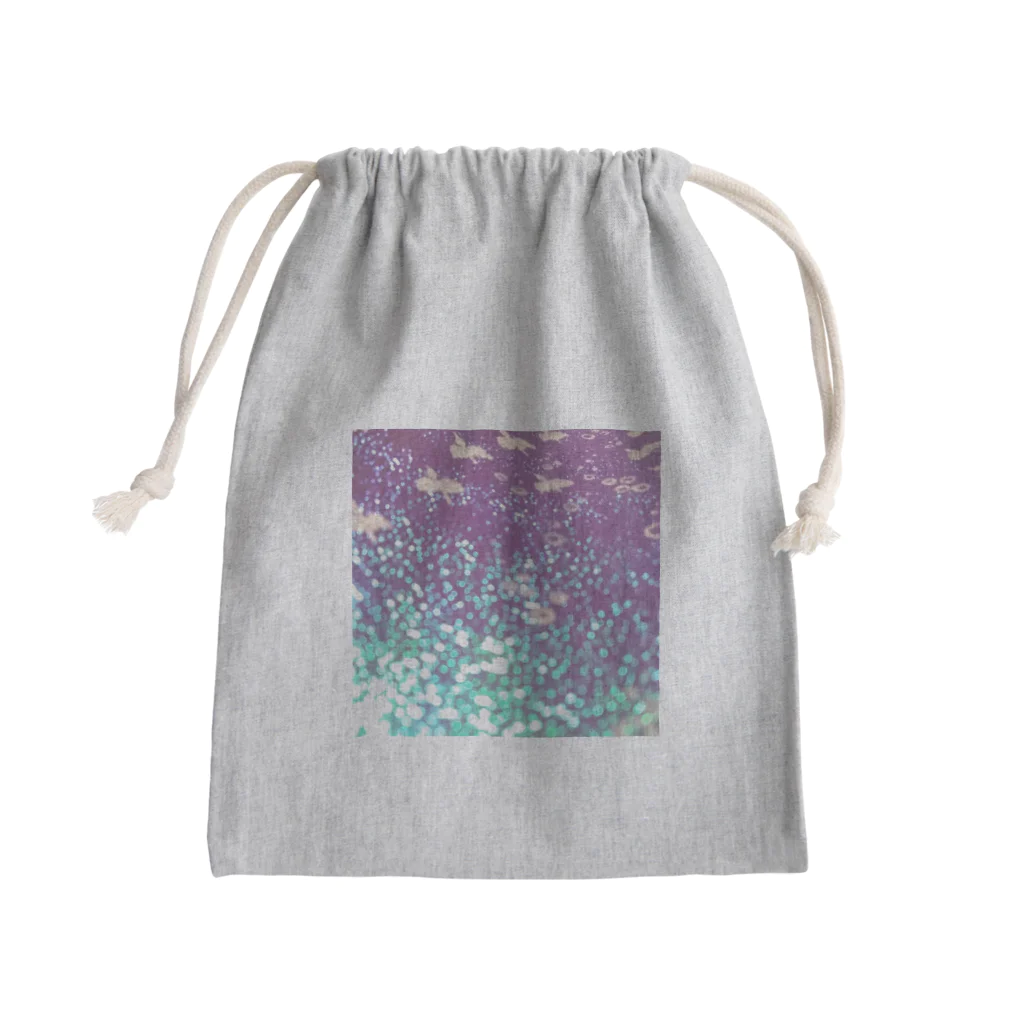 oo5saki5ooの海とオーロラ空 Mini Drawstring Bag