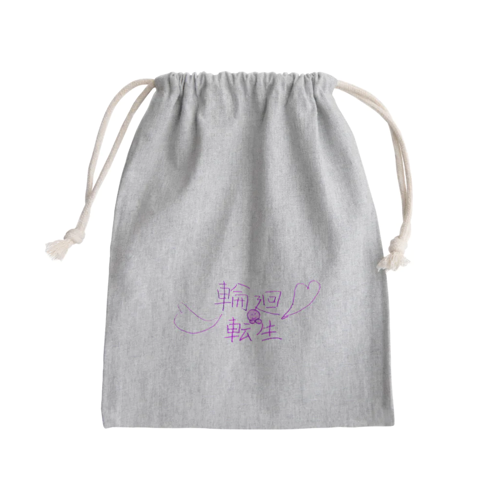 rinmama-426rinneの輪廻転生りんちゃん公式アイテム Mini Drawstring Bag