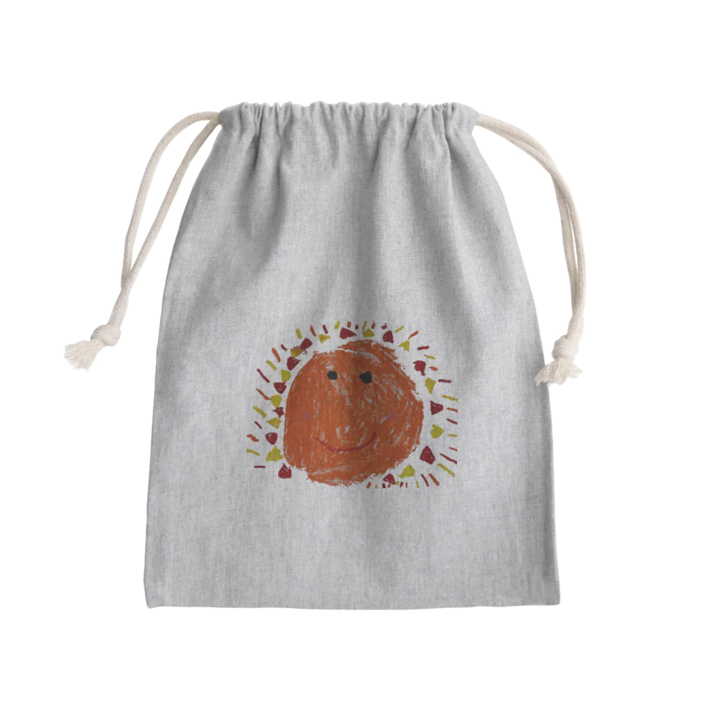 Kumicoのにぎやか太陽 Mini Drawstring Bag