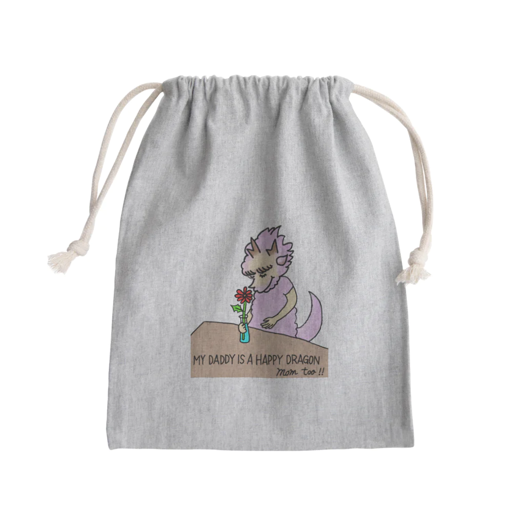 チーム静龍のママもハッピードラゴン！ Mini Drawstring Bag