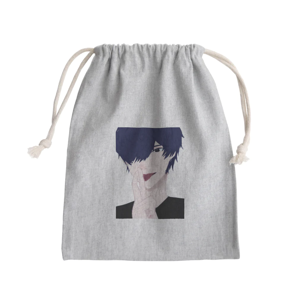 mokumoのイケメン男子 Mini Drawstring Bag