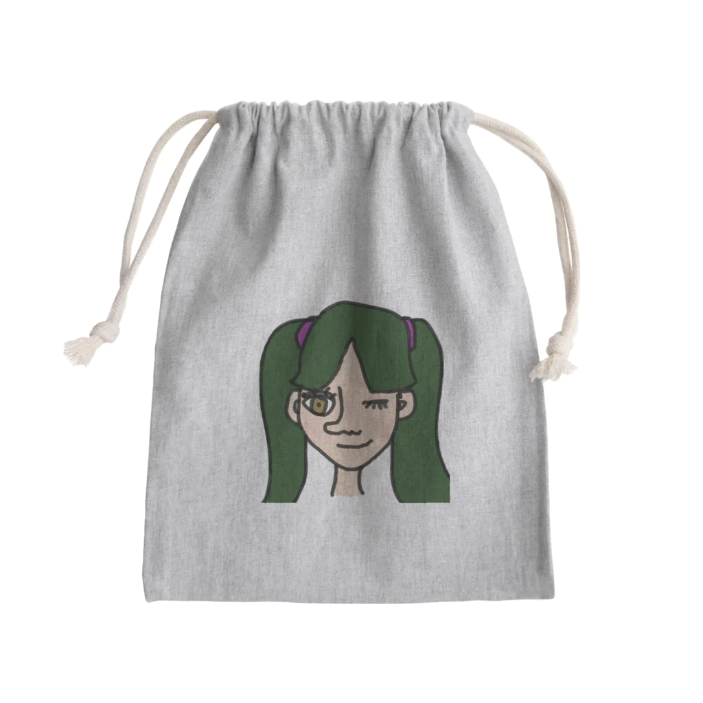 helloグリコの東京 美術館 Mini Drawstring Bag