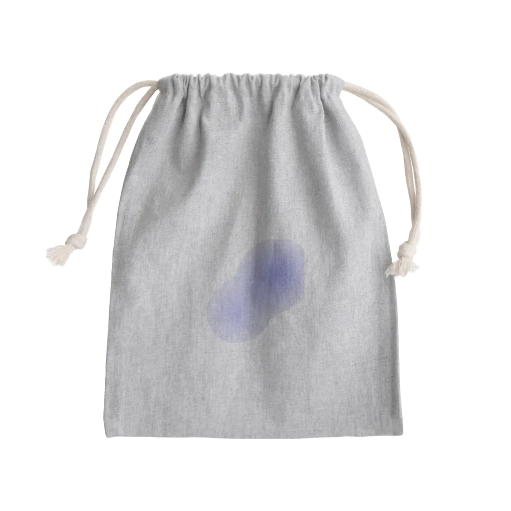 まんまるこのあおあおまんまるこ Mini Drawstring Bag