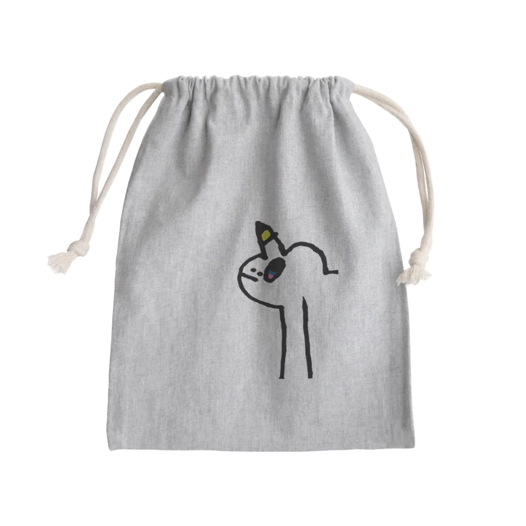 SHINZOKUのあおいのユニコーン Mini Drawstring Bag