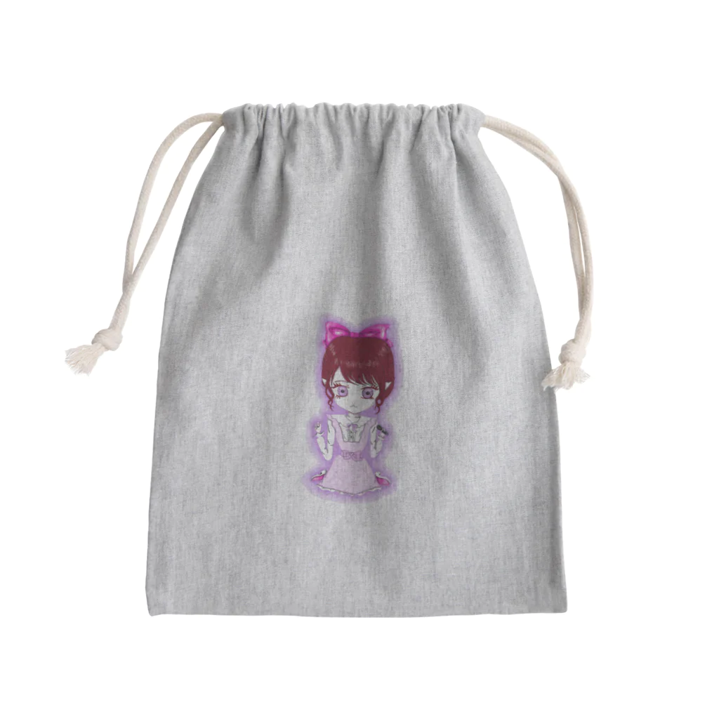 妖怪 水姫城-Yokai.Mizukijyo-ฅ^ơωơ^ฅ♡の🎀👻ネコちゃんฅ^ơωơ^ฅ♡ Mini Drawstring Bag