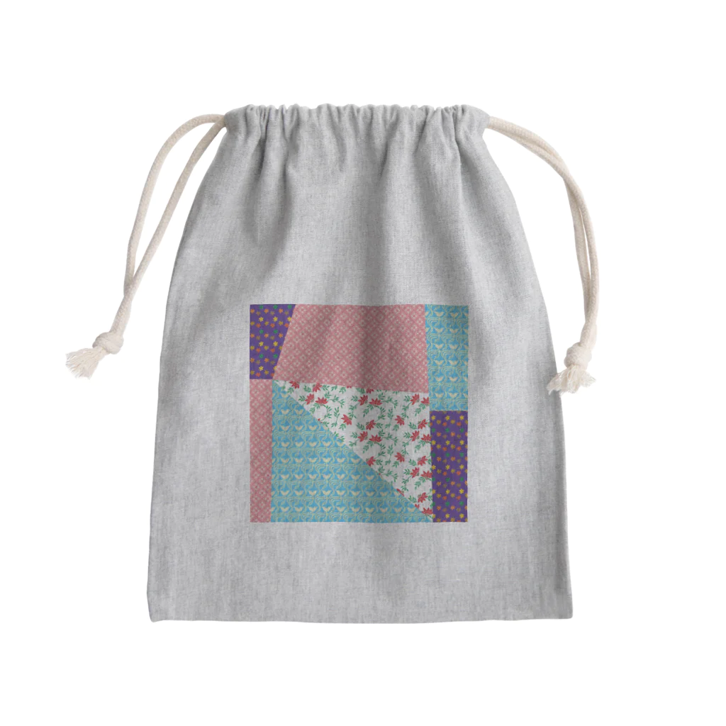 DREAMERの雑貨屋さんのおばあちゃんの手作り巾着 Mini Drawstring Bag