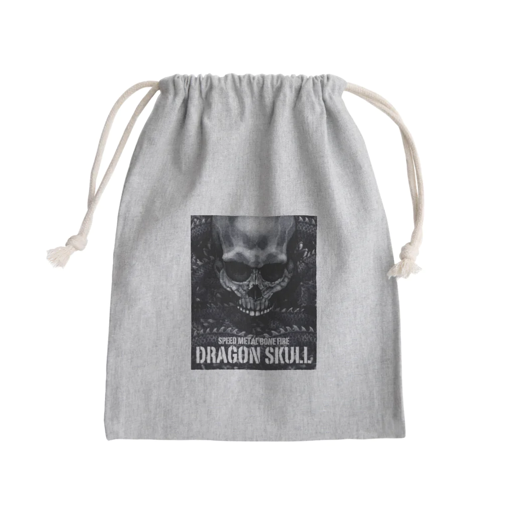 マサオウのドラゴンスカルバッグ Mini Drawstring Bag