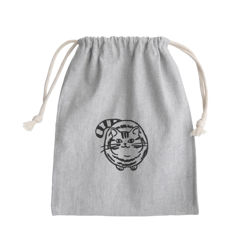 ネコと日常の見上げるアメショ Mini Drawstring Bag